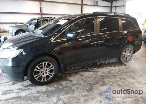 2011 Honda Odyssey Ex-L from USA, damaged, VIN 5FNRL5H65BB013481